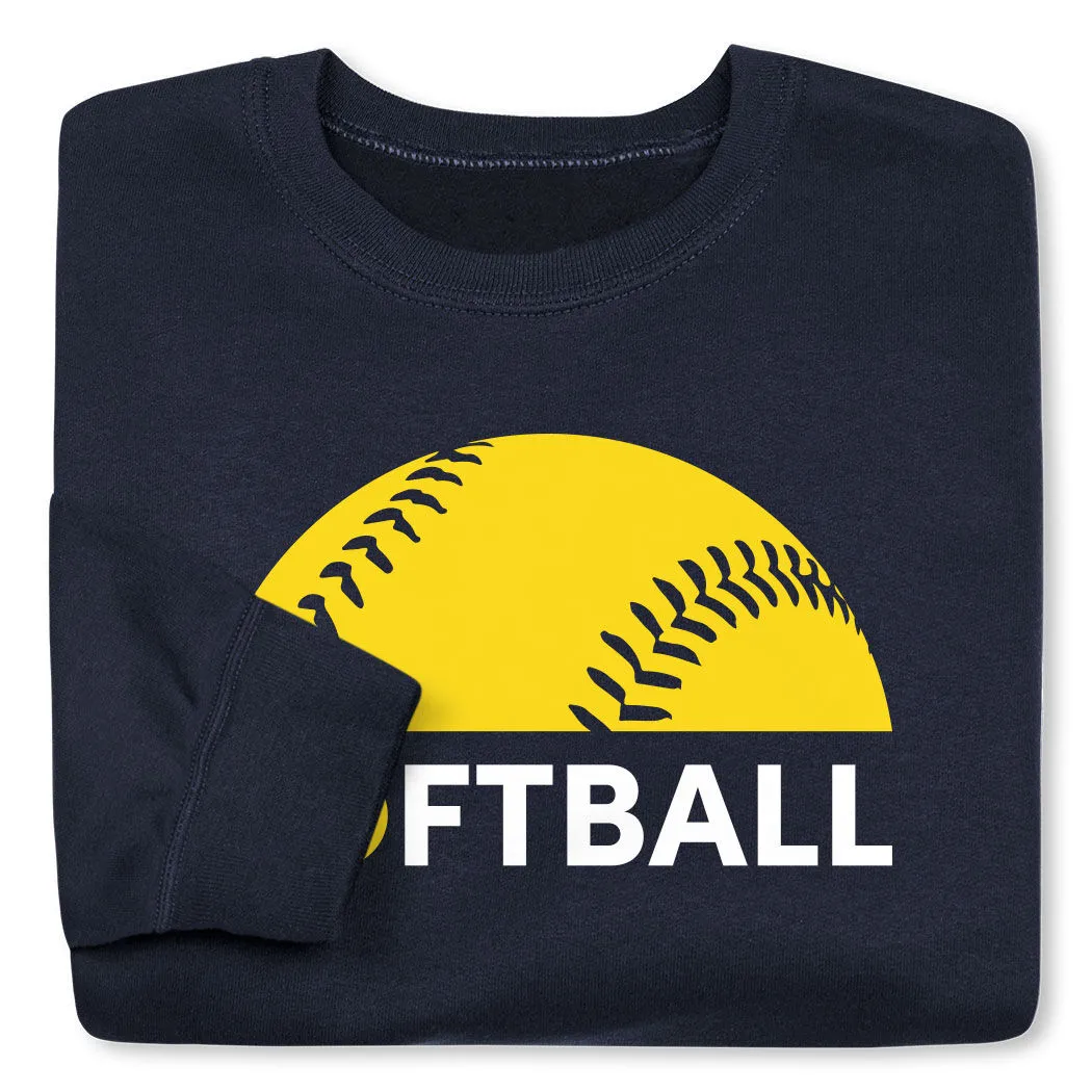 Softball Crewneck Sweatshirt - Modern Softball 